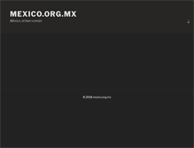 Tablet Screenshot of mexico.org.mx